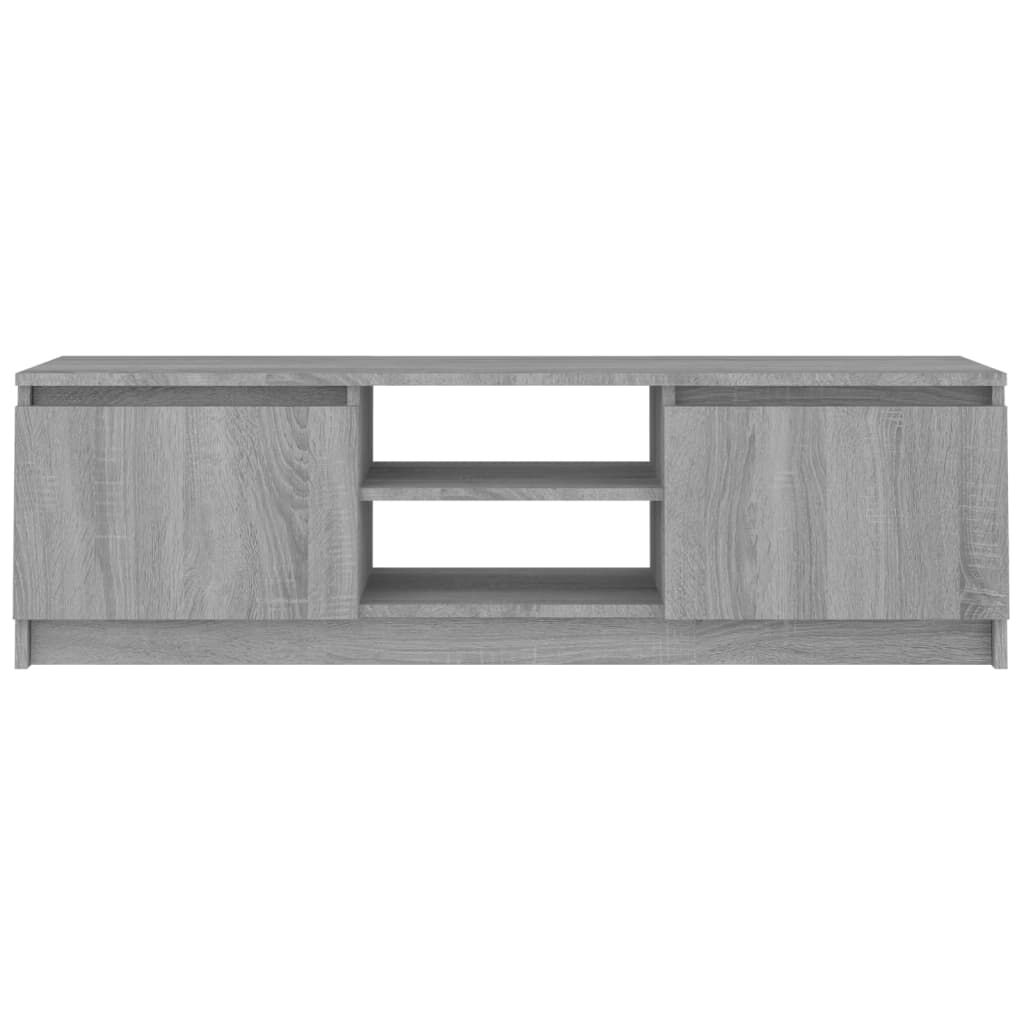 vidaXL Έπιπλο Τηλεόρασης Γκρι Sonoma 120x30x35,5 εκ. από Επεξεργ. Ξύλο