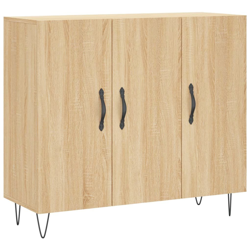 vidaXL Ντουλάπι Sonoma δρυς 90x34x80 εκ. Επεξεργασμένο Ξύλο