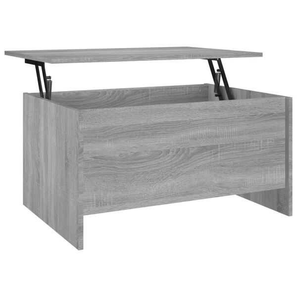 vidaXL Τραπεζάκι Σαλονιού Γκρι Sonoma 80x55,5x41,5 εκ. Επεξεργ. Ξύλο