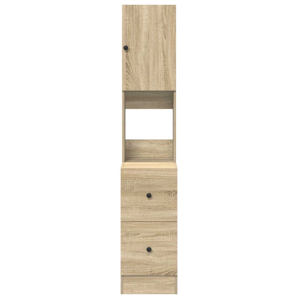 vidaXL Ντουλάπα Κουζίνας Μπεζ 35 x 50 x 180 εκ. Επεξεργασμένο ξύλο