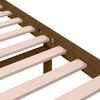vidaXL Πλαίσιο Κρεβατιού Μελί 120x190 εκ. Μασίφ Ξύλο Small Double