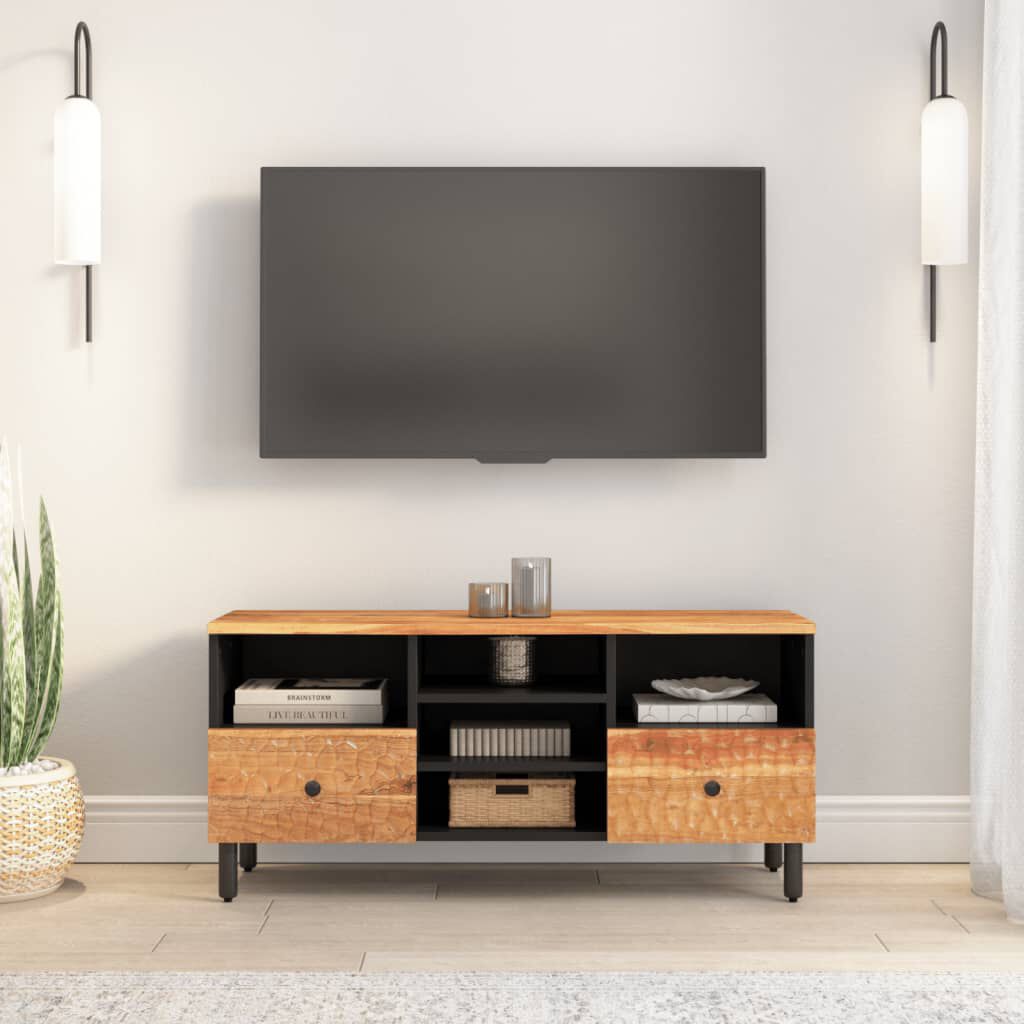 vidaXL Έπιπλο Τηλεόρασης 100 x 33 x 46 εκ. από Μασίφ Ξύλο Ακακίας