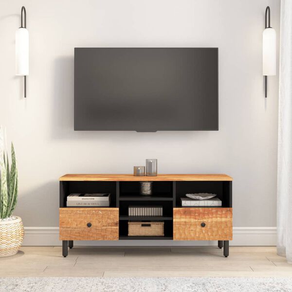 vidaXL Έπιπλο Τηλεόρασης 100 x 33 x 46 εκ. από Μασίφ Ξύλο Ακακίας