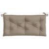 vidaXL Μαξιλάρι Πάγκου Κήπου Taupe 100x50x7 εκ. Ύφασμα Oxford