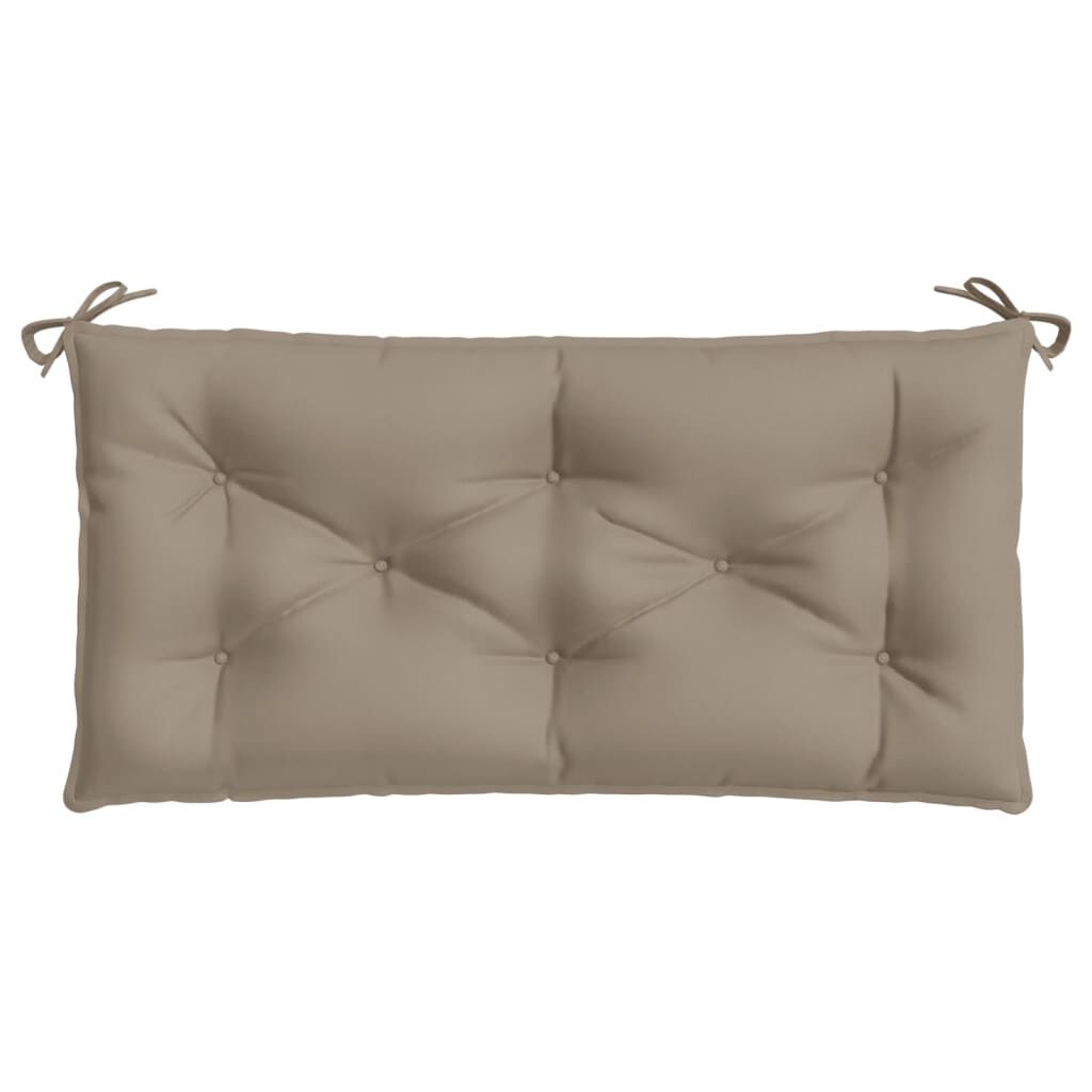 vidaXL Μαξιλάρι Πάγκου Κήπου Taupe 100x50x7 εκ. Ύφασμα Oxford