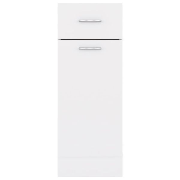 vidaXL Ντουλάπι με Συρτάρι Lyon Λευκό 30x46x81,5 εκ. Επεξ. Ξύλο