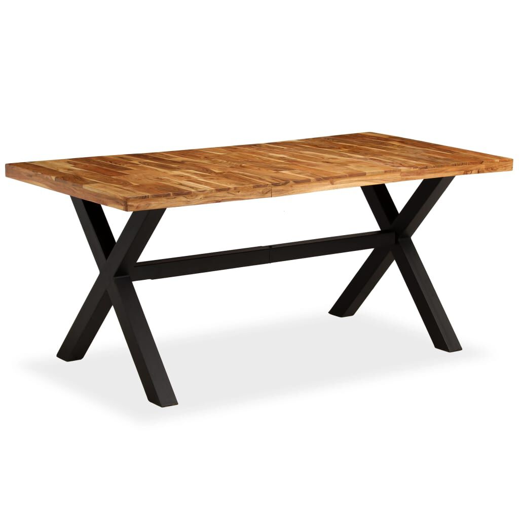vidaXL Τραπεζαρία 180x90x76 εκ. από Μασίφ Ξύλο Ακακίας και Μάνγκο