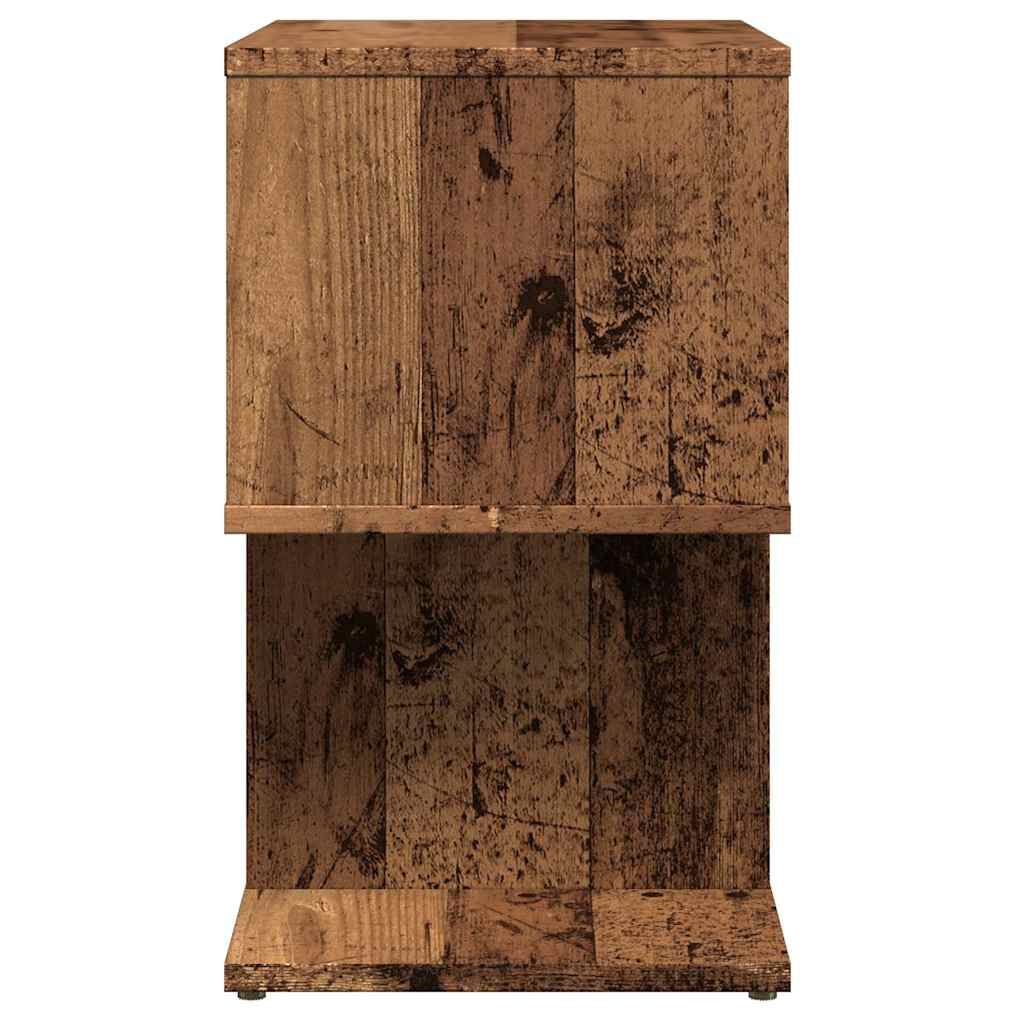 vidaXL Κομοδίνα 2 τεμάχια Παλιό ξύλο 50x30x51,5 cm Κατασκευασμένο ξύλο