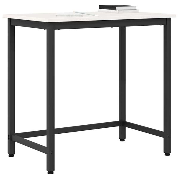 vidaXL &tau;&rho;&alpha;&pi;έ&zeta;&iota; &Lambda;&epsilon;&upsilon;&kappa;ό 80 x 50 x 77 &epsilon;&kappa;. &Mu;&eta;&chi;&alpha;&nu;&iota;&sigma;&mu;έ&nu;&omicron; &xi;ύ&lambda;&omicron; &kappa;&alpha;&iota; &alpha;&tau;&sigma;ά&lambda;&iota;