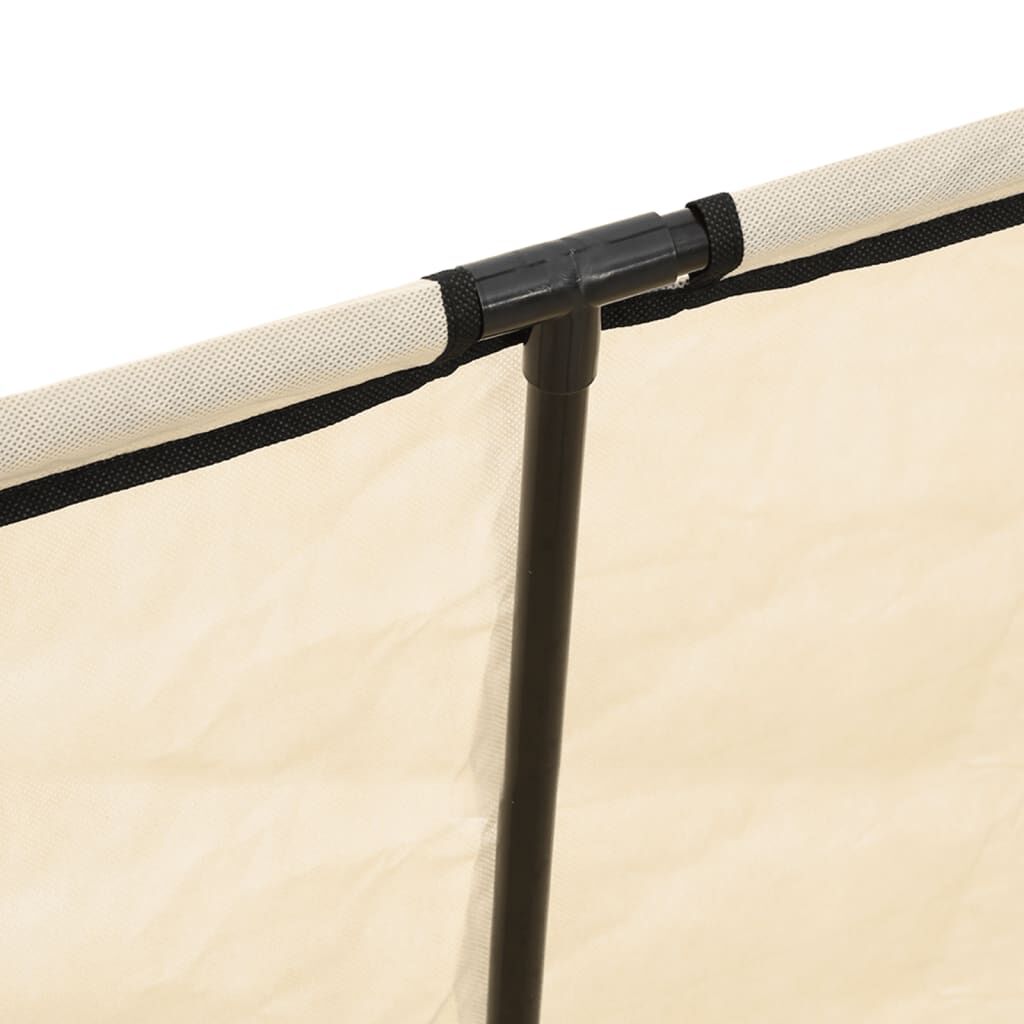 vidaXL Κουτί Αποθήκευσης Κρεμ 105 x 34,5 x 45 εκ. Υφασμάτινο