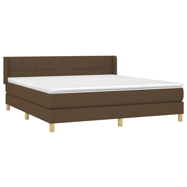 vidaXL &Kappa;&rho;&epsilon;&beta;ά&tau;&iota; Boxspring &mu;&epsilon; &Sigma;&tau;&rho;ώ&mu;&alpha; &Sigma;&kappa;&omicron;ύ&rho;&omicron; &Kappa;&alpha;&phi;έ 160x200 &epsilon;&kappa; &Upsilon;&phi;&alpha;&sigma;&mu;ά&tau;&iota;&nu;&omicron;