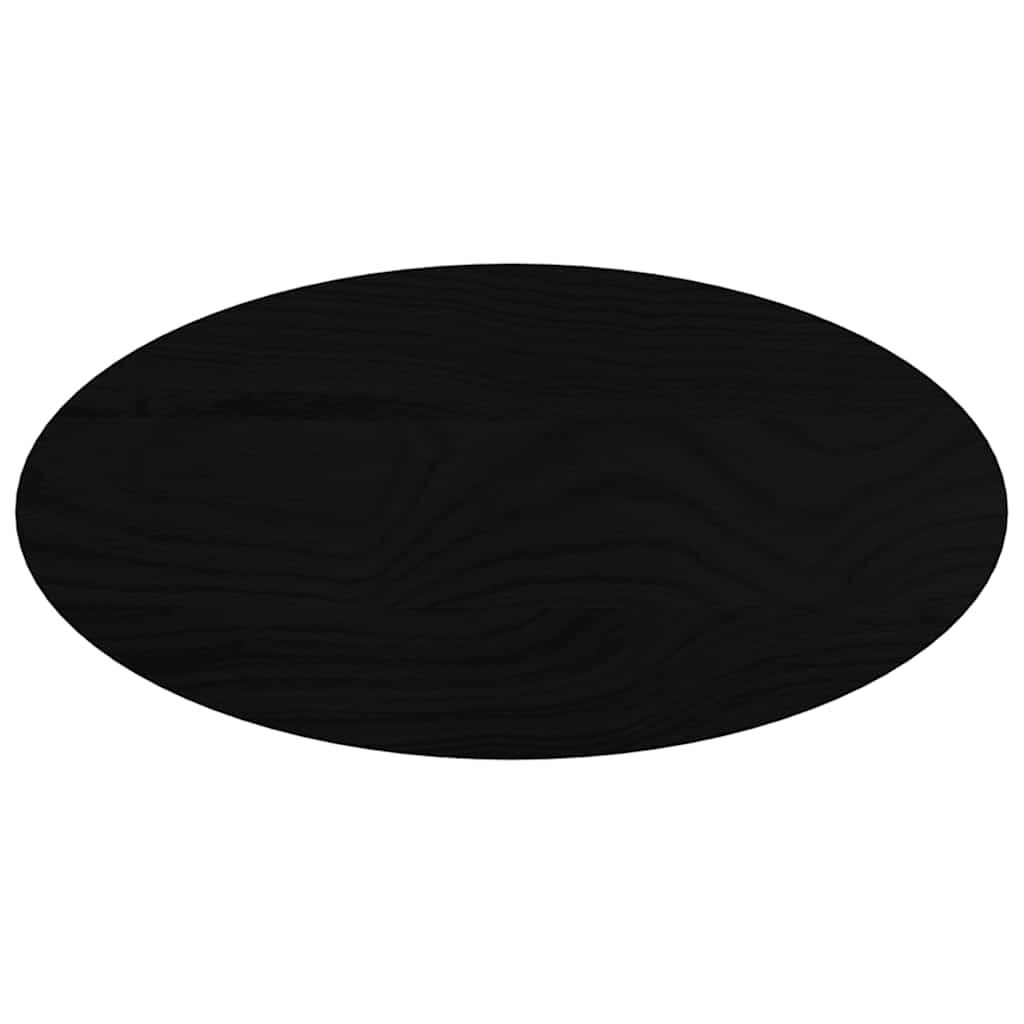 vidaXL Επιτραπέζια επιφάνεια Σκούρο Καφέ 80x40x2 εκ. Ξύλο Δρυός Οβάλ