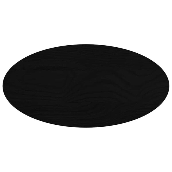 vidaXL Επιτραπέζια επιφάνεια Σκούρο Καφέ 80x40x2 εκ. Ξύλο Δρυός Οβάλ