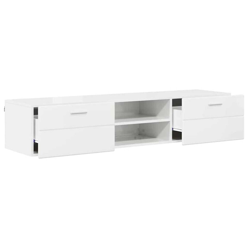 vidaXL Ντουλάπι TV με συρτάρι Γκρι σκυροδέματος 150 x 39 x 30 εκ
