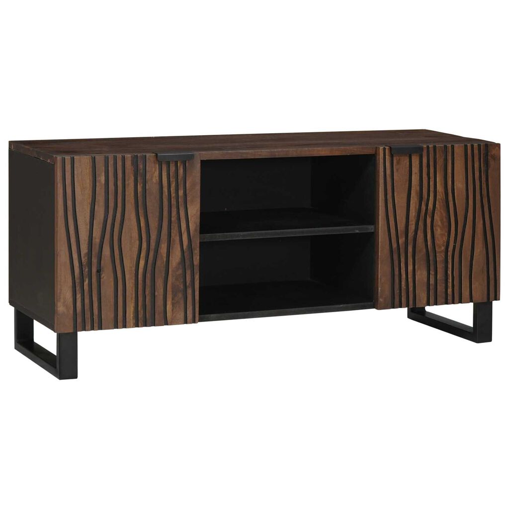 vidaXL Κονσόλα Τηλεόρασης Καφέ 160 x 30 x 30.5 εκ. Μασίφ ξύλο μάνγκο