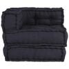 vidaXL Modular Pouffe Anthracite 70x70x54 ύφασμα