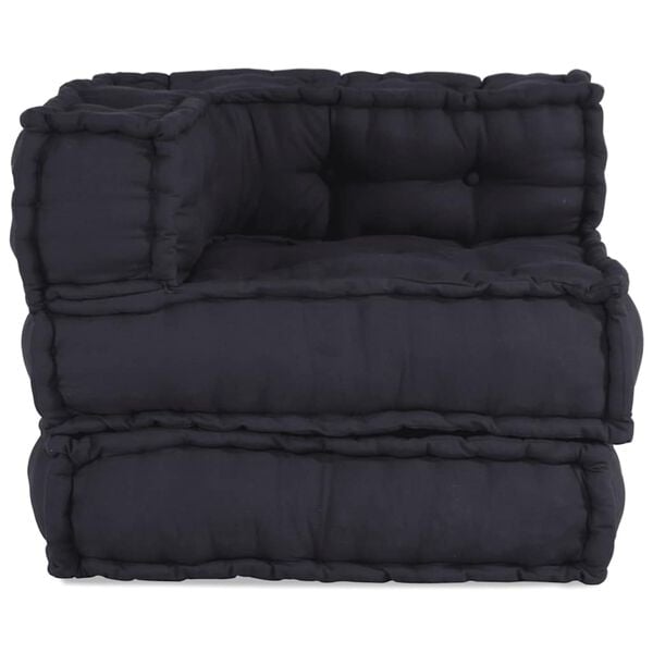 vidaXL Modular Pouffe Anthracite 70x70x54 ύφασμα