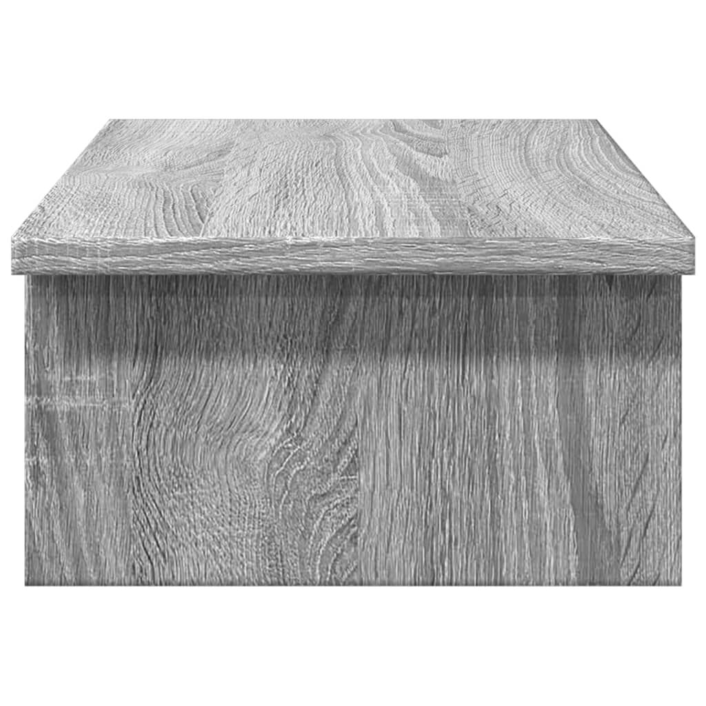 vidaXL Βάση Οθόνης Γκρι Sonoma 50x27x15 εκ. από Επεξεργασμένο Ξύλο