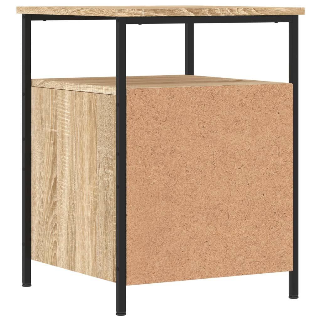 vidaXL Κομοδίνα 2 τεμ. Sonoma Δρυς 44x45x60 εκ. από Επεξεργασμένο Ξύλο