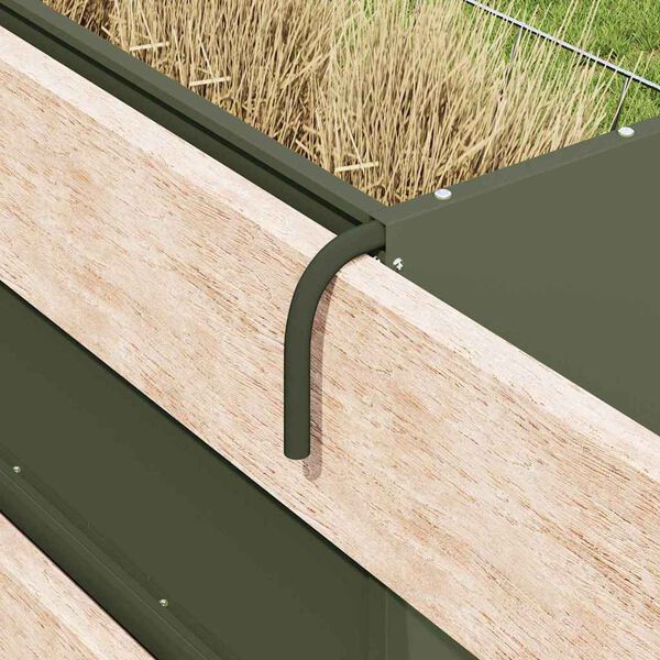 vidaXL Φαγητό για Ξηρά Χόρτα Ελιά Πράσινη 71 x 33 x 70 εκ