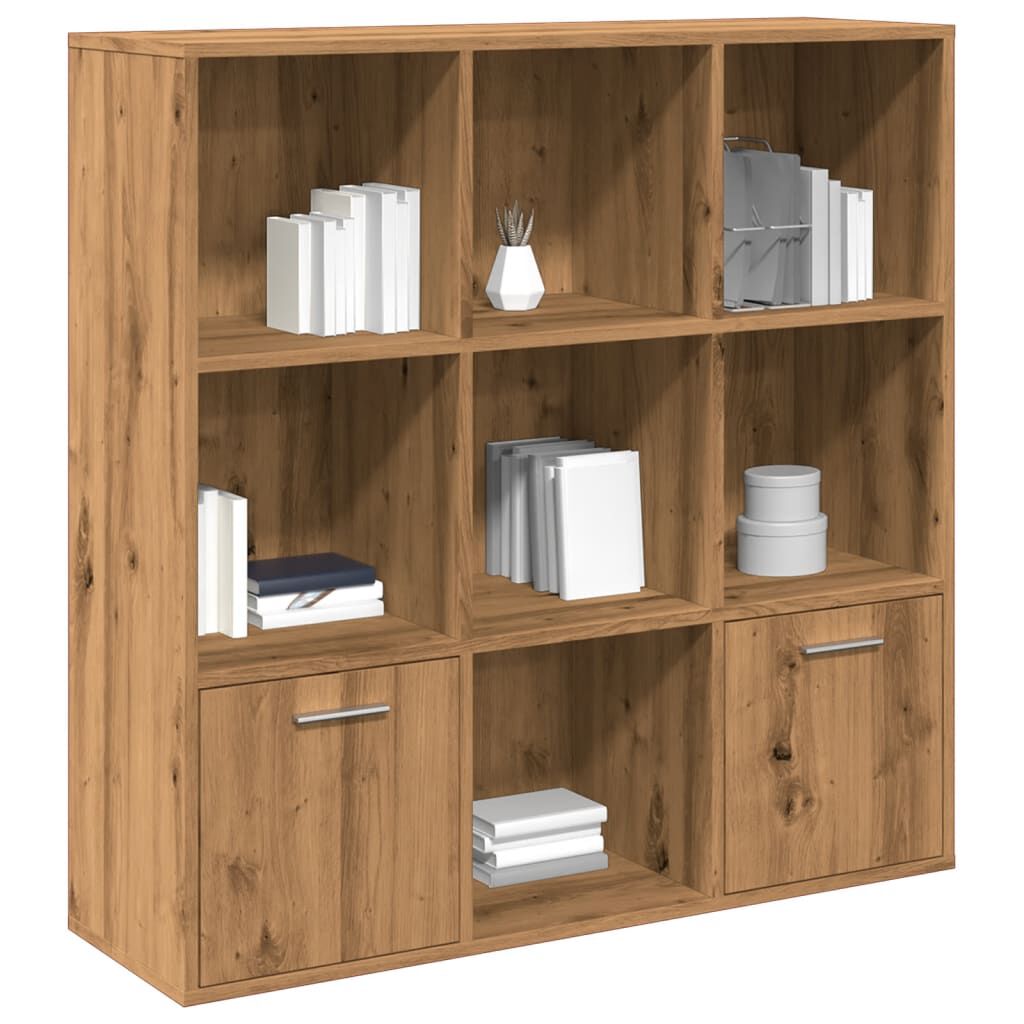 vidaXL Βιβλιοθήκη Artisan Δρυς 98x29x97,5 εκ. Επεξεργασμένο Ξύλο