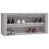 vidaXL Παπουτσοθήκη Γκρι Sonoma 100x35x45 εκ. από Επεξεργασμένο Ξύλο