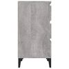 vidaXL Κομοδίνο Γκρι Sonoma 40x35x70 εκ. από Επεξεργασμένο Ξύλο