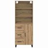 vidaXL Highboard Artisan Oak 69,5 x 34 x 180 &epsilon;&kappa;. &Epsilon;&pi;&epsilon;&xi;&epsilon;&rho;&gamma;&alpha;&sigma;&mu;έ&nu;&omicron; &xi;ύ&lambda;&omicron;