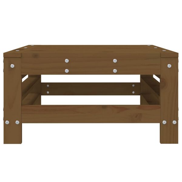 vidaXL Υποπόδιο Κήπου Καφέ Μέλι από Μασίφ Ξύλο Πεύκου