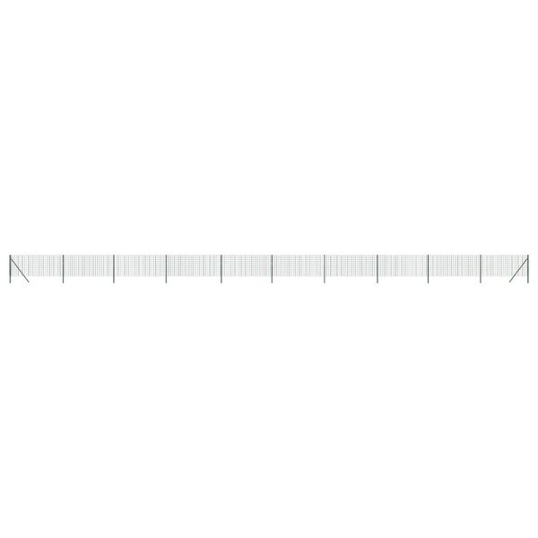 vidaXL Συρματόπλεγμα Περίφραξης Πράσινο 0,8x25 μ. Γαλβανισμένο Ατσάλι