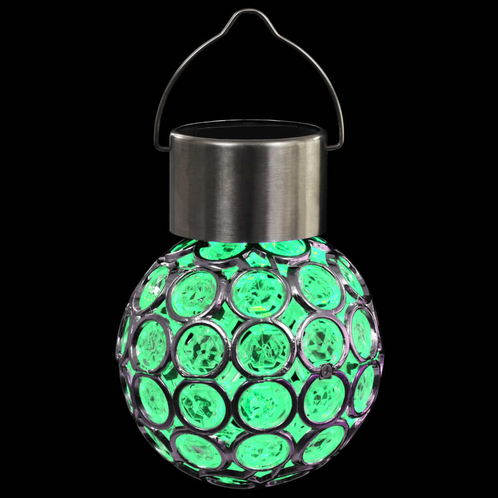 vidaXL Φωτιστικά Ηλιακά Κρεμαστά LED RGB 8 τεμ.