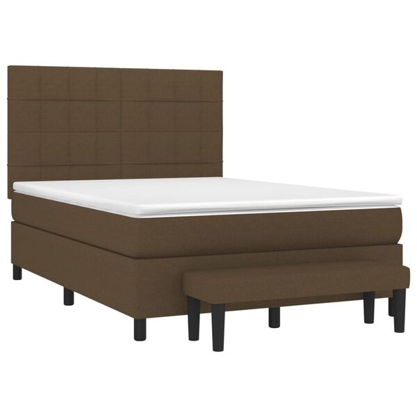 vidaXL &Kappa;&rho;&epsilon;&beta;ά&tau;&iota; Boxspring &mu;&epsilon; &Sigma;&tau;&rho;ώ&mu;&alpha; &Sigma;&kappa;&omicron;ύ&rho;&omicron; &Kappa;&alpha;&phi;έ 140x200 &epsilon;&kappa; &Upsilon;&phi;&alpha;&sigma;&mu;ά&tau;&iota;&nu;&omicron;