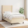 vidaXL &Kappa;&rho;&epsilon;&beta;ά&tau;&iota; Boxspring &mu;&epsilon; &Sigma;&tau;&rho;ώ&mu;&alpha; &Kappa;&rho;&epsilon;&mu; 100 x 200 &epsilon;&kappa;. &Upsilon;&phi;&alpha;&sigma;&mu;ά&tau;&iota;&nu;&omicron;