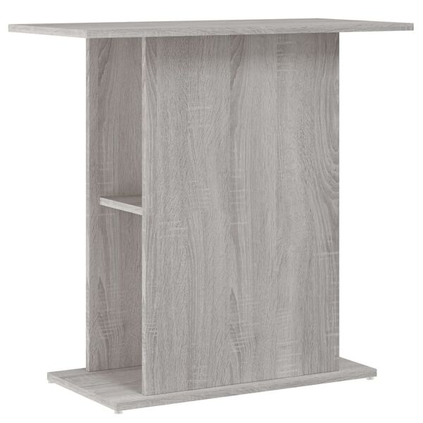 vidaXL Βάση Ενυδρείου Γκρι Sonoma 75x36x72,5 εκ. Επεξεργασμένο Ξύλο
