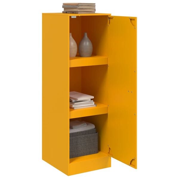 vidaXL Ντουλάπι Μουσταρδί 34,5x39x107 εκ. από Ατσάλι