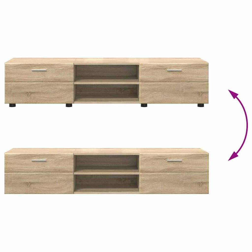 vidaXL Ντουλάπι TV Sonoma Δρυς 150 x 39 x 30 εκ Επεξεργασμένο ξύλο