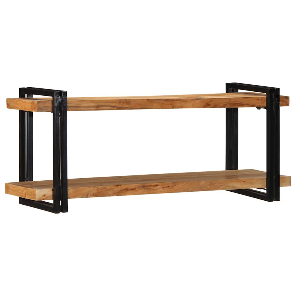 vidaXL Ράφι τοίχου 110x33x45 cm Μασίφ ξύλο ακακίας