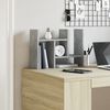 vidaXL Έπιπλο Οργάνωσης Γραφείου Γκρι Σκυρ 34,5x15,5x35,5εκ Επεξ. Ξύλο