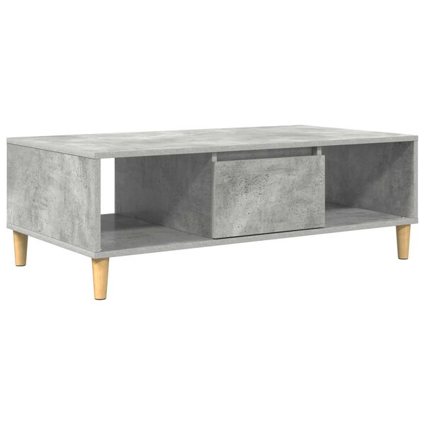vidaXL Γκρι σκυροδέματος 103.5 x 60 x 35 εκ Επεξεργασμένο ξύλο