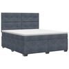 vidaXL &Kappa;&rho;&epsilon;&beta;ά&tau;&iota; box spring &mu;&epsilon; &sigma;&tau;&rho;ώ&mu;&alpha; &Sigma;&kappa;&omicron;ύ&rho;&omicron; &Gamma;&kappa;&rho;&iota; 140 x 190 cm &Beta;&epsilon;&lambda;&omicron;ύ&delta;&omicron;