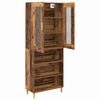 vidaXL Highboard &Pi;&alpha;&lambda;&iota;ό &Xi;ύ&lambda;&omicron; 69,5 x 34 x 180 &epsilon;&kappa;. &Sigma;ύ&nu;&theta;&epsilon;&tau;&omicron; &Xi;ύ&lambda;&omicron; &kappa;&alpha;&iota; &Gamma;&upsilon;&alpha;&lambda;ί