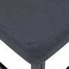 vidaXL Σετ Καναπέ Κήπου 9 pcs Μαύρο Αλουμίνιο