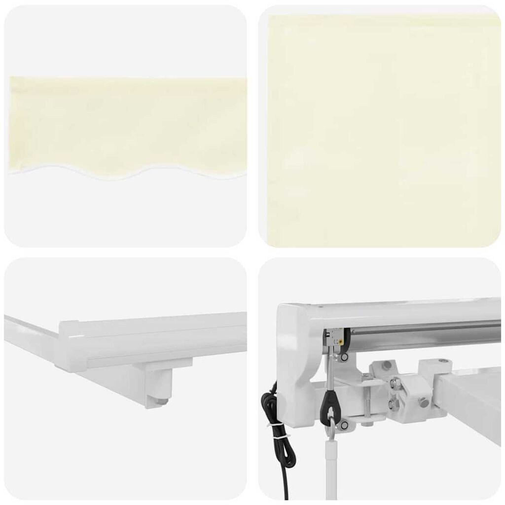 vidaXL Σκηνίτσα Αναδιπλούμενη Κρεμ 400x200 cm ύφασμα
