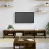 vidaXL Ντουλάπι TV Καπνιστό Δρύς 170.5 x 36 x 30.5 εκ