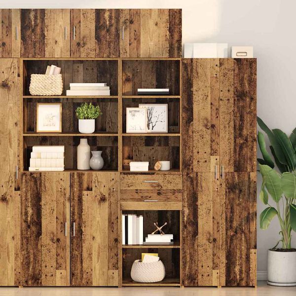 vidaXL Highboard &Pi;&alpha;&lambda;&iota;ό &Xi;ύ&lambda;&omicron; 50 x 42,5 x 185 &epsilon;&kappa;. &Epsilon;&pi;&epsilon;&xi;&epsilon;&rho;&gamma;&alpha;&sigma;&mu;έ&nu;&omicron; &xi;ύ&lambda;&omicron;