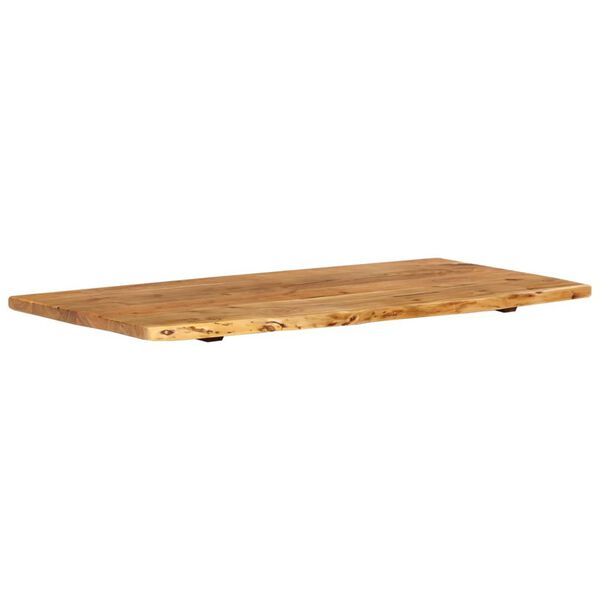 vidaXL Πάγκος Μπάνιου 100x52x2,5 εκ. από Μασίφ Ξύλο Ακακίας
