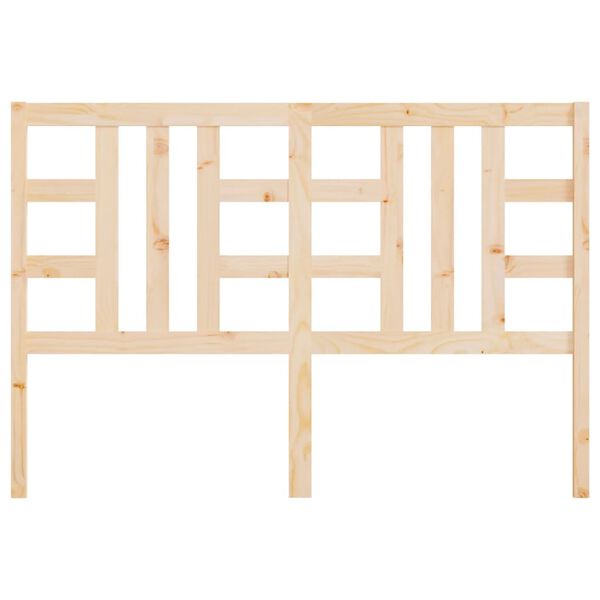 vidaXL Κεφαλάρι Κρεβατιού 141 x 4 x 100 εκ. από Μασίφ Ξύλο Πεύκου