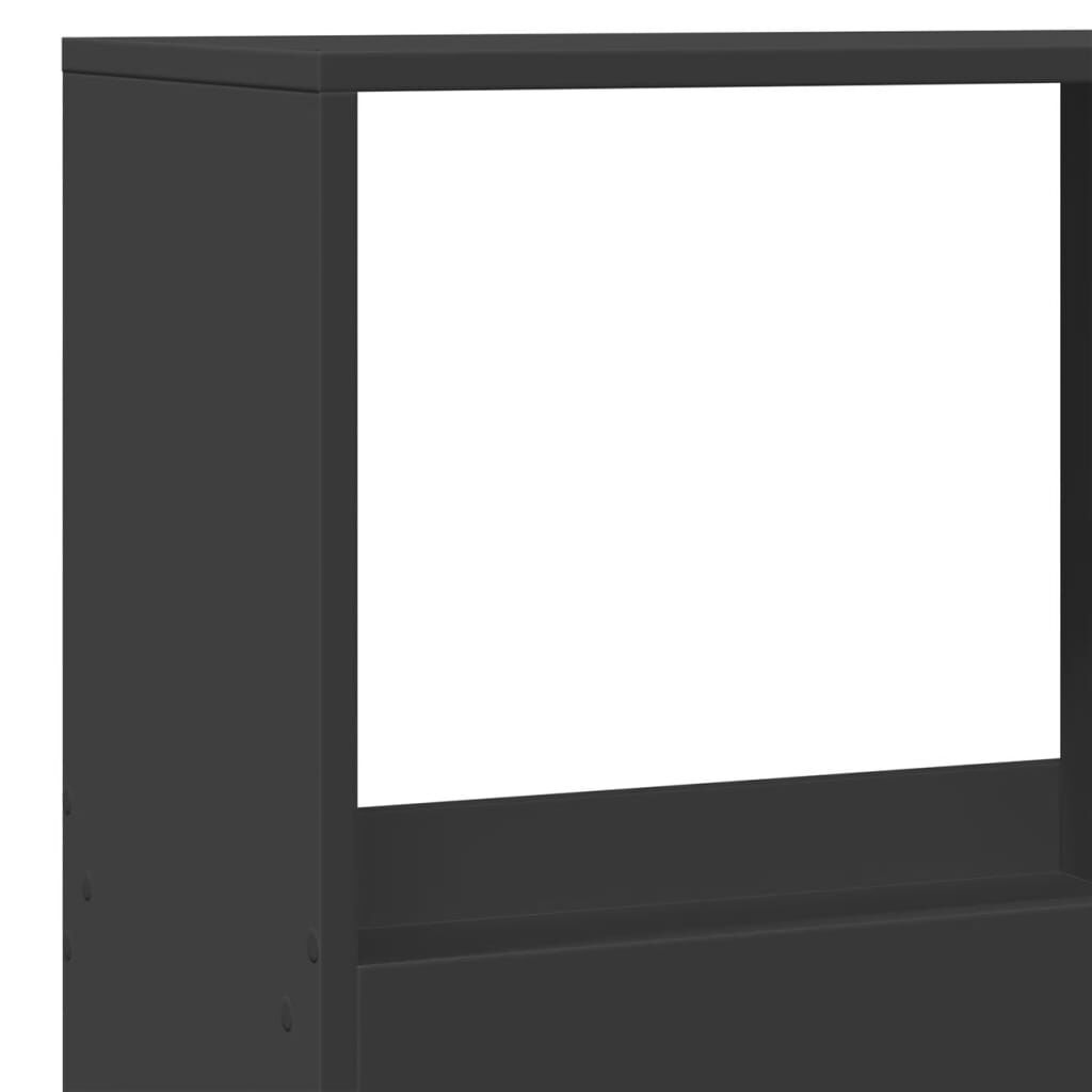 vidaXL Βιβλιοθήκη Μαύρη 100x33x175 εκ. από Επεξεργασμένο Ξύλο