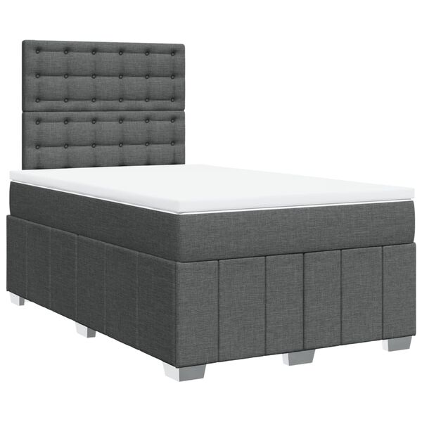 vidaXL &Kappa;&rho;&epsilon;&beta;ά&tau;&iota; Boxspring &mu;&epsilon; &Sigma;&tau;&rho;ώ&mu;&alpha; &Sigma;&kappa;&omicron;ύ&rho;&omicron; &Gamma;&kappa;&rho;&iota; 120x200 &epsilon;&kappa;. &Upsilon;&phi;&alpha;&sigma;&mu;ά&tau;&iota;&nu;&omicron;