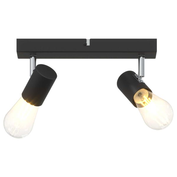 vidaXL Σποτ οροφής Μαύρο 26 x 6.5 x 11.5 εκ Ατσάλι
